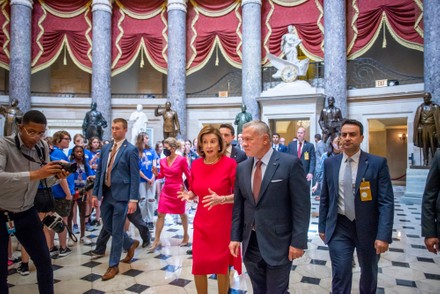 Speaker of the United States House of Representatives Nancy Pelosi (Democrat of California) meets with Abdullah II bin Al-Hussein of Jordan, Washington, District of Columbia, USA - 11 May 2022