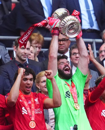 Signed Alisson Becker Liverpool Shirt - FA Cup Winner 2022