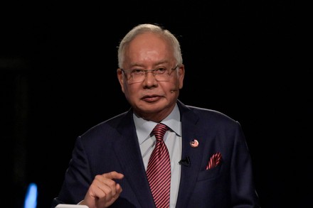 Malaysia's Former Prime Minister Najib Razak Debates With Opposition Leader Anwar Ibrahim, Kuala Lumpur - 12 May 2022