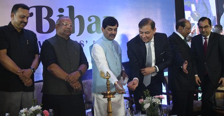 Bihar Deputy CM Tarkishore Prasad Inaugurates Bihar Investors Meet 2022 In New Delhi, India - 12 May 2022