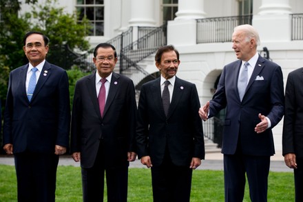 US President Joe Biden poses for a family photo with leaders of the US-ASEAN Special Summit, Washington, Usa - 12 May 2022