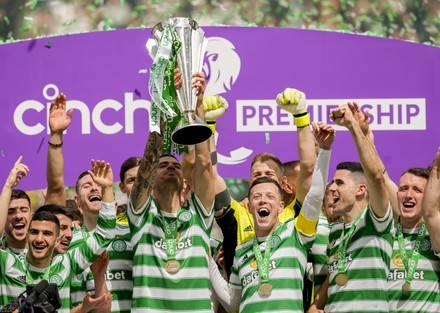 Celtic v Motherwell, Cinch Scottish Premiership, Football, Celtic Park, Glasgow, Scotland, UK - 14 May 2022