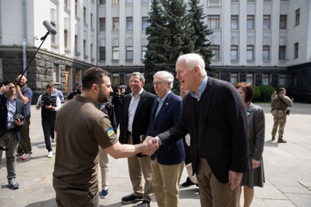 Delegation of U.S. Senate Republicans Meets with Ukrainian President Zelenskyy in Kyiv, Ukraine - 14 May 2022