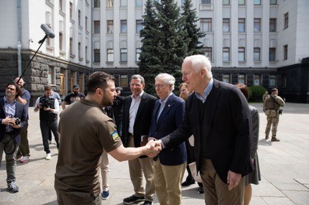 Delegation of U.S. Senate Republicans Meets with Ukrainian President Zelenskyy in Kyiv, Ukraine - 14 May 2022