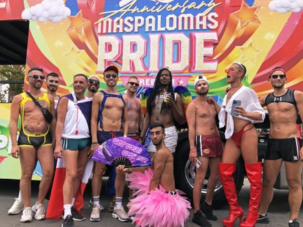 Attendees Participate Gay Pride Parade Mas Editorial Stock Photo - Stock  Image | Shutterstock