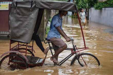 Waterlogged Street In India - 14 May 2022