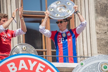 FC Bayern celebrates the Bundesliga title, Munich, Germany - 15 May 2022