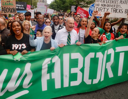 Atmosphere around Pro Abortion Rights march, New York, USA - 14 May 2022