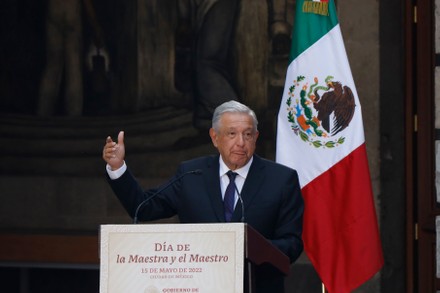 Mexico's President Lopez Obrador Celebrates Teacher's Day, Mexico City, Mexico - 15 May 2022