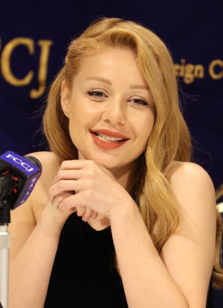 Ukrainian singer and actress Tina Karol holds a press conference at the FCCJ, Tokyo, Japan - 16 May 2022
