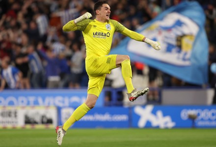 Huddersfield Town Goalkeeper Lee Nicholls Celebrates Editorial Stock ...