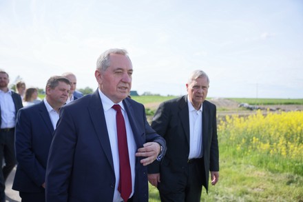 Agriculture ministers visit Polish farm in Stare Swiecice, Poland - 16 May 2022