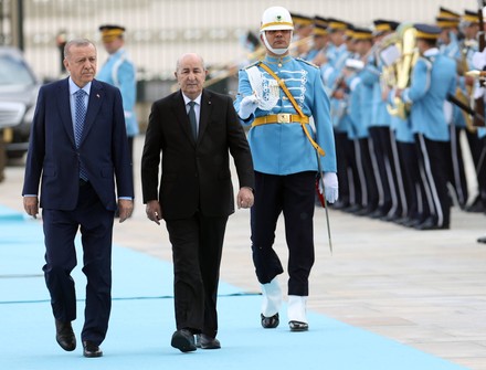 Turkey Ankara Algeria Presidents Meeting - 16 May 2022