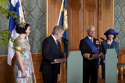 President Niinistö at state visit to Sweden, Stockholm - 17 May 2022