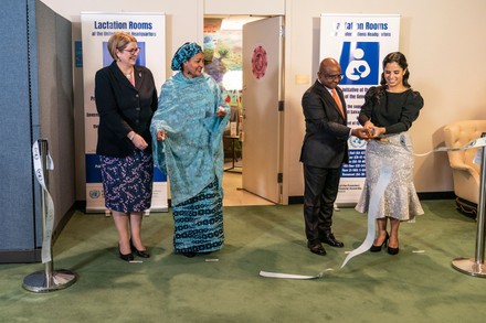 Inauguration ceremony of the lactation rooms at UN Headquarters, New York, United States - 16 May 2022