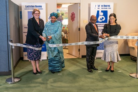Inauguration ceremony of the lactation rooms at UN Headquarters, New York, United States - 16 May 2022