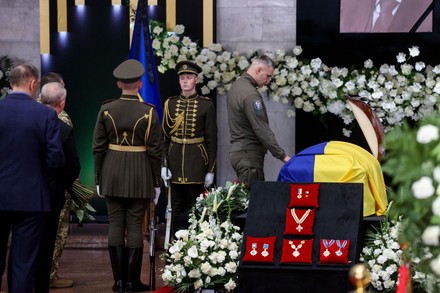 Farewell Ceremony For The First President Of Ukraine Leonid Kravchuk, Kyiv - 17 May 2022