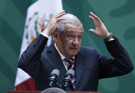 Lopez Obrador celebrates US decision on policy towards Cuba, Mexico City - 17 May 2022