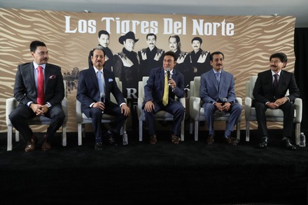 Los Tigres del Norte press conference to present their new album 'La reunion', Mexico City - 17 May 2022