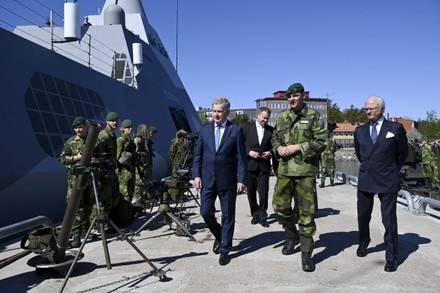 President Niinistö at state visit to Sweden, Stockholm - 18 May 2022