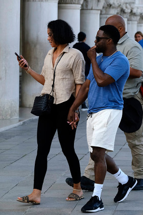 Kevin Hart and his wife Eniko in Venice, Italy - 18 May 2022