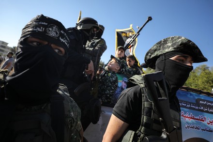 Fighters Saraya Alquds Brigades Armed Wing Editorial Stock Photo ...