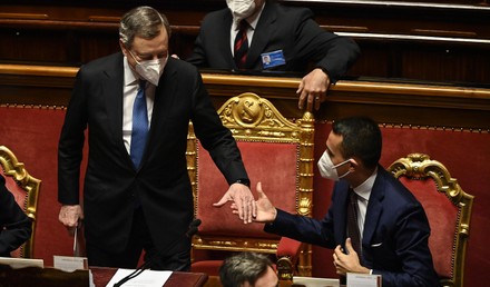 Italian prime minister addresses Senate over Ukraine situation, Rome, Italy - 19 May 2022