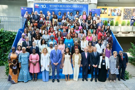 Queen Letizia attends the International Conference 'Women's Bridges. Proposals from the South for Global Change', UNED Humanities Building, Madrid, Spain - 19 May 2022