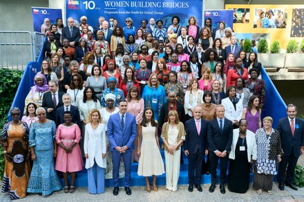 Queen Letizia attends the International Conference 'Women's Bridges. Proposals from the South for Global Change', UNED Humanities Building, Madrid, Spain - 19 May 2022