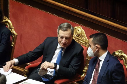 Italian prime minister addresses Senate over Ukraine situation, Rome, Rome, Italy - 19 May 2022
