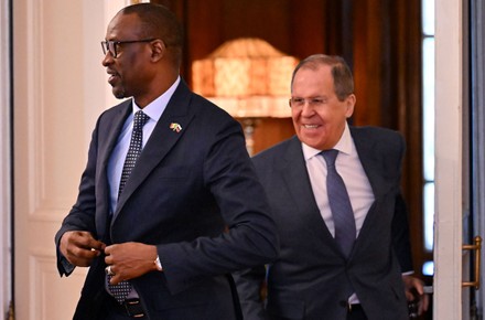 Mali's Foreign Minister Abdoulaye Diop visits Moscow, Russian Federation - 20 May 2022