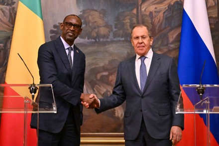 Mali's Foreign Minister Abdoulaye Diop visits Moscow, Russian Federation - 20 May 2022