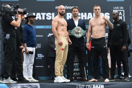 Buatsi vs Richards Weigh-In, Boxing, Old Spitalfields Market, London, UK - 20 May 2022
