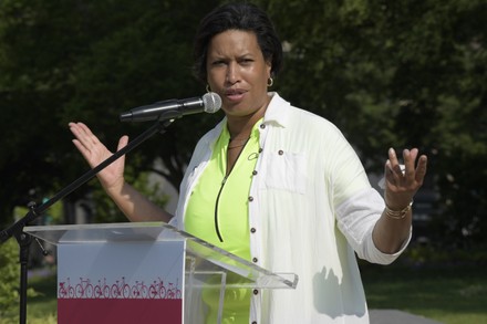 Mayor Muriel Bowser Speaks About Highlight Editorial Stock Photo ...