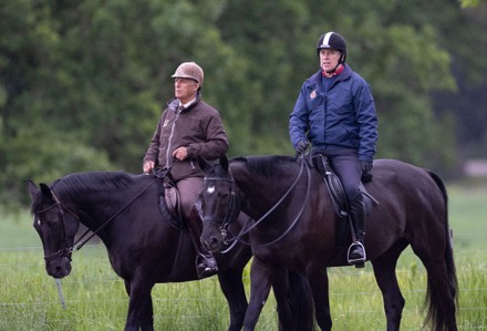 Prince Andrew horse riding at Windsor, UK - 20 May 2022