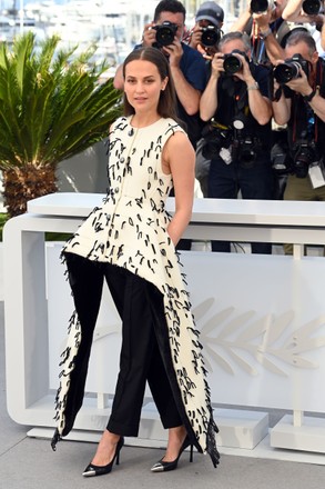 Alicia Vikander in Louis Vuitton at the 'Irma Vep' 75th Cannes Film  Festival Photocall