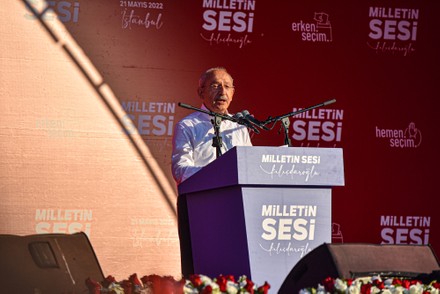 Turkey's main opposition party holds mass rally in Istanbul, Istanbul, Turkey - 21 May 2022