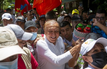 Presidential candidate Rodolfo Hernandez visits the municipality where he is from, Pie De Cuesta, Colombia - 22 May 2022