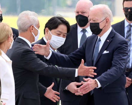 United States President Joe Biden arrives at the Yokota Air Base in Tokyo, Tokyo, Japan - 22 May 2022