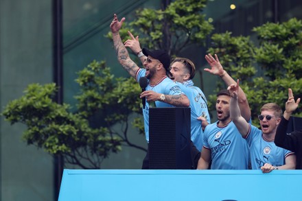 Manchester City Trophy Parade, Premier League, Football, Manchester, UK - 23 May 2022