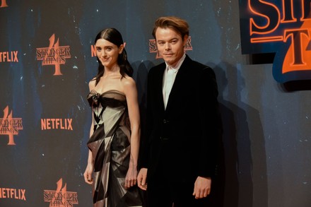Natalia Dyer Charlie Heaton Editorial Stock Photo - Stock Image
