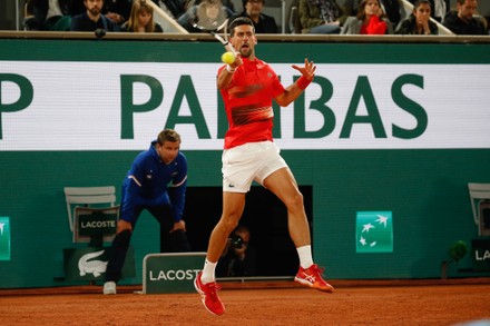 Paris: Roland Garros Mans's Tennis Singles Match Djokovic-Nishioka - 23 May 2022
