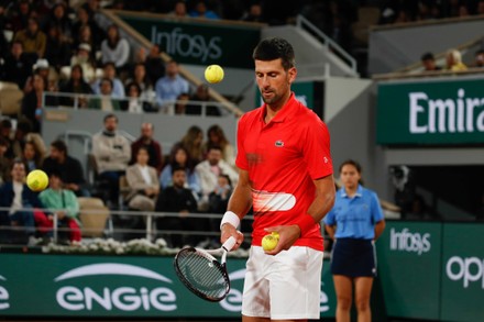 Paris: Roland Garros Mans's Tennis Singles Match Djokovic-Nishioka - 23 May 2022