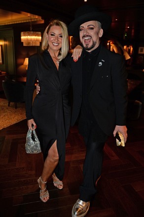 Claire Sweeney and Boy George