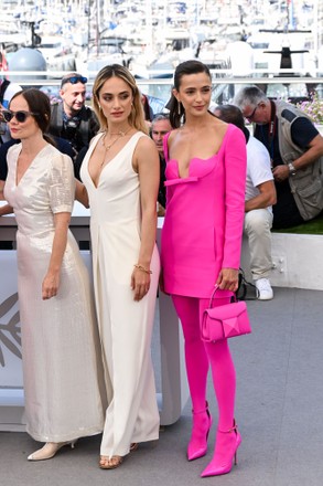 Lea Seydoux, Kristen Stewart, Nadia Litz, Denise Capezza & Lihi Kornows at  the 'Crimes of The Future' 75th Cannes Film Festival Photocall