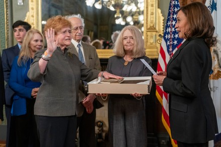 US Vice President Kamala Harris swears in Deborah Lipstadt to be Special Envoy to Combat Anti-Semitism, Washington, District of Columbia, USA - 12 Jan 2019