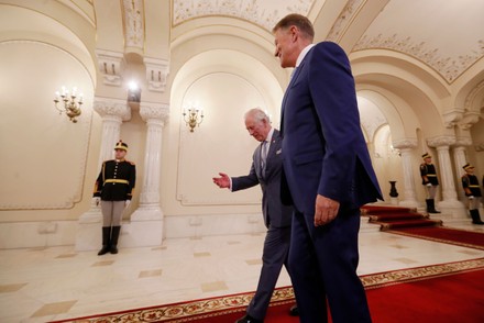 Charles Prince of Wales visits Romania, Bucharest - 25 May 2022