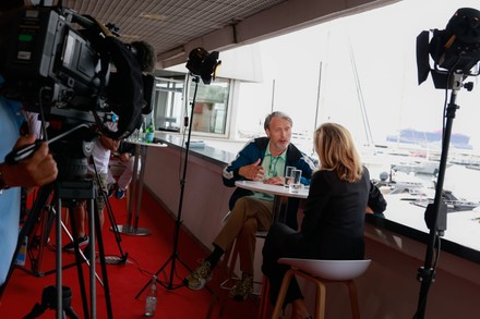 Claire Chazal interviews Mads Mikkelsen, 75th Cannes Film Festival, France - 25 May 2022