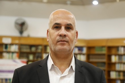 The spokesman of Hamas, Fawzi Barhoum speaks during an interview with APA agency, Gaza city, Gaza Strip, Palestinian Territory - 26 May 2022