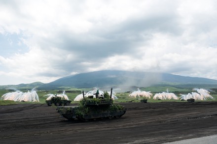Japan's Ground Self-Defense Force Conducts Live Fire Exercise, Gotemba - 28 May 2022